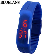 Load image into Gallery viewer, Men Women Silicone Red LED Sports Bracelet Touch Watch Digital Wrist Watch 2018 Military Electronics Watch dropshipping Relojes