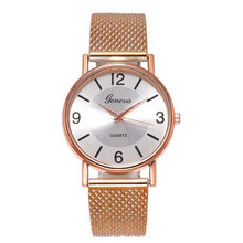 Load image into Gallery viewer, Ladies Quartz Wristwatch relojio mujer Women's Lightweight Plastic PVC Mesh Belt Watch Women Watches Gift Relogio Feminino