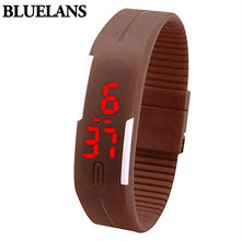 Load image into Gallery viewer, Men Women Silicone Red LED Sports Bracelet Touch Watch Digital Wrist Watch 2018 Military Electronics Watch dropshipping Relojes
