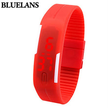 Load image into Gallery viewer, Men Women Silicone Red LED Sports Bracelet Touch Watch Digital Wrist Watch 2018 Military Electronics Watch dropshipping Relojes
