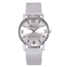 Load image into Gallery viewer, Ladies Quartz Wristwatch relojio mujer Women's Lightweight Plastic PVC Mesh Belt Watch Women Watches Gift Relogio Feminino
