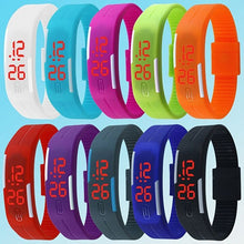Load image into Gallery viewer, Men Women Silicone Red LED Sports Bracelet Touch Watch Digital Wrist Watch 2018 Military Electronics Watch dropshipping Relojes
